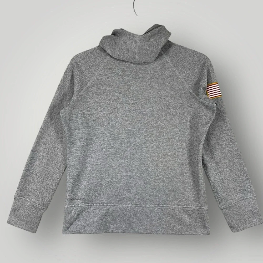 Nike Womens Md Salute To Service New England Patriots Football Hoodie Sweatshirt